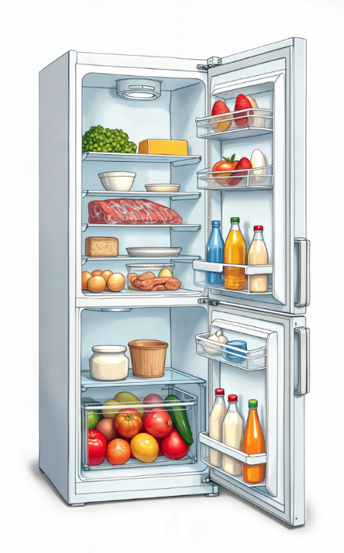 냉장고 사진 한 장이 장바구니 절약