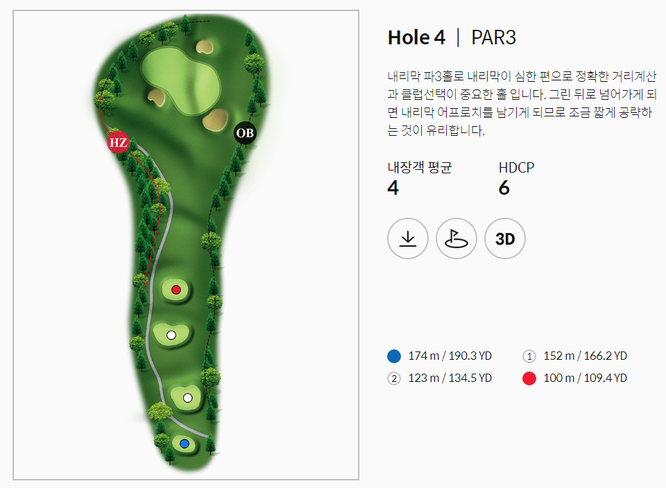 골프존카운티 안성H 힐코스 4