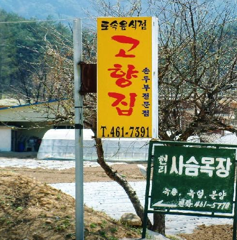 6시내고향 두부 강원도 인제 고향집