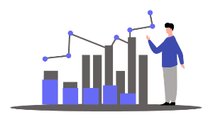 주식(성장) 그래프 이미지