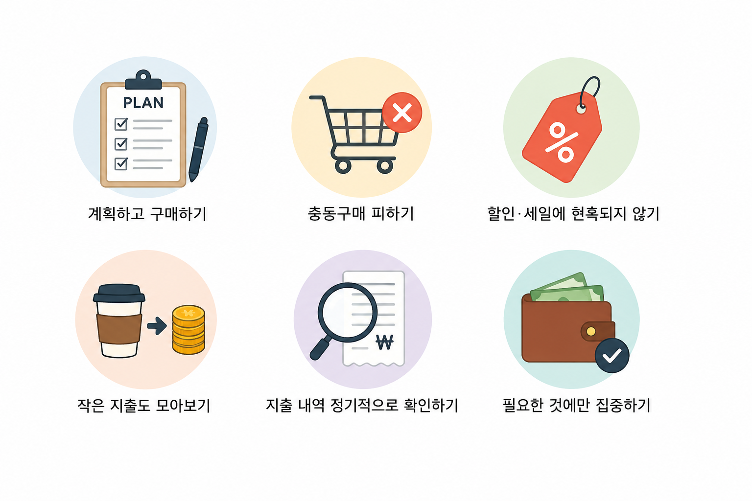 불필요한 소비 줄이는 방법