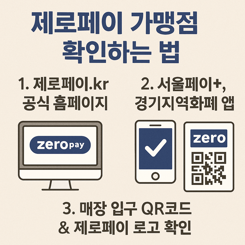 제로페이 가맹점 확인법과 혜택 총정리