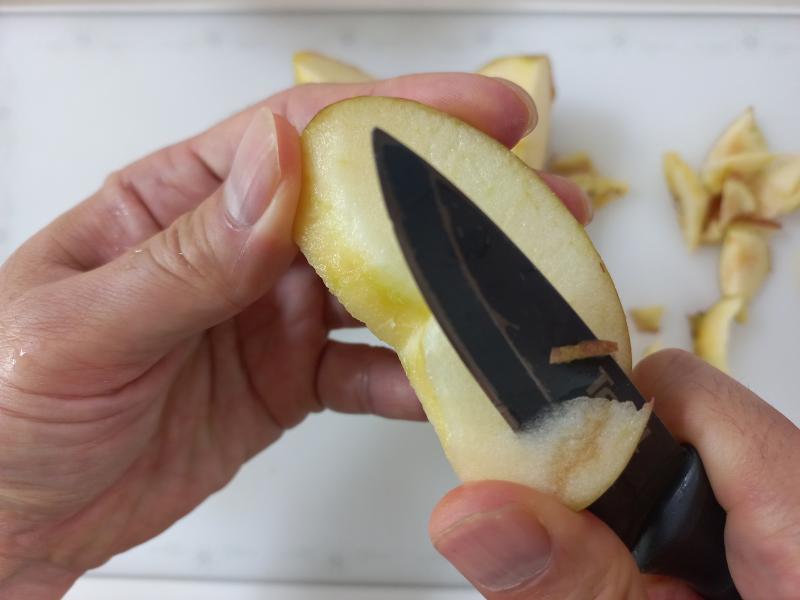 껍질째 먹는 사과 손질법
