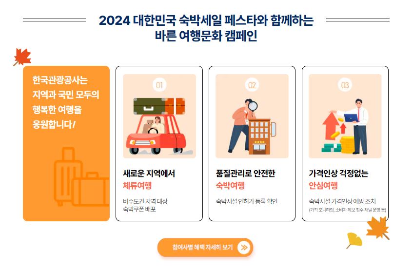 대한민국 숙박세일 페스타