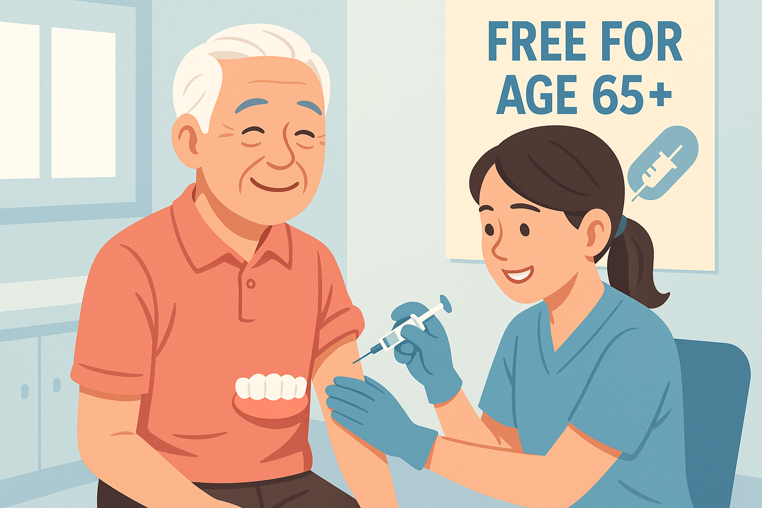 2025년 폐렴 예방접종 무료 대상자 확인법 – 만 65세 이상 필수접종