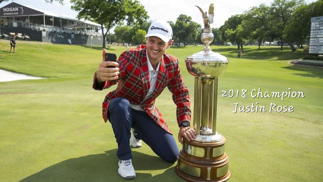 2018년 찰스 슈왑 챌린지 우승자 저스틴 로즈