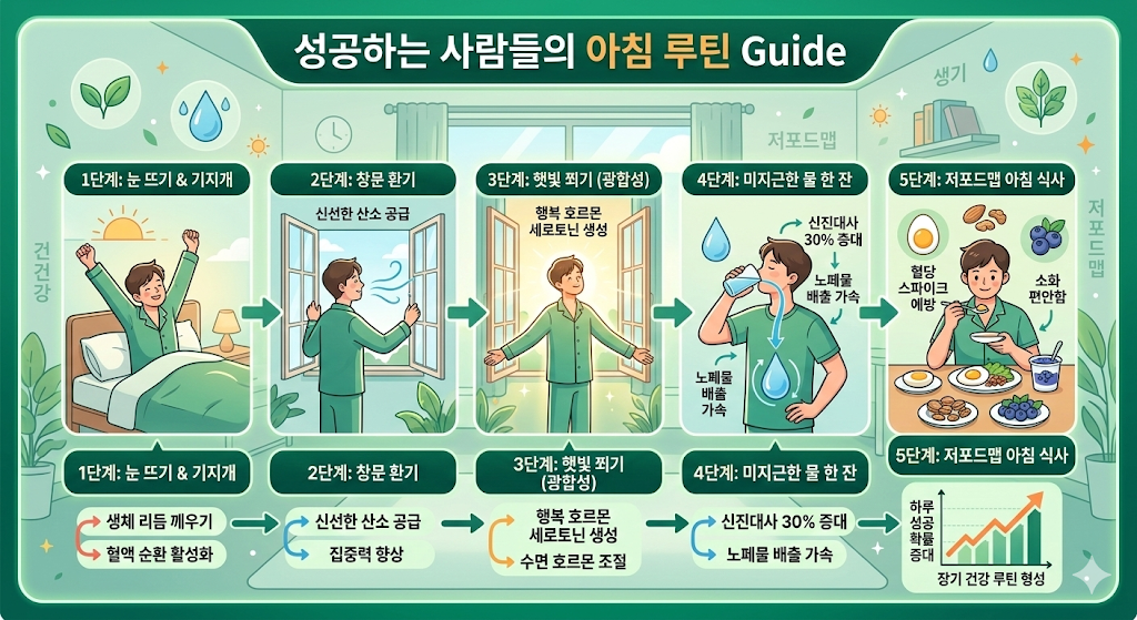 성공하는 사람들의 아침 루틴 가이드