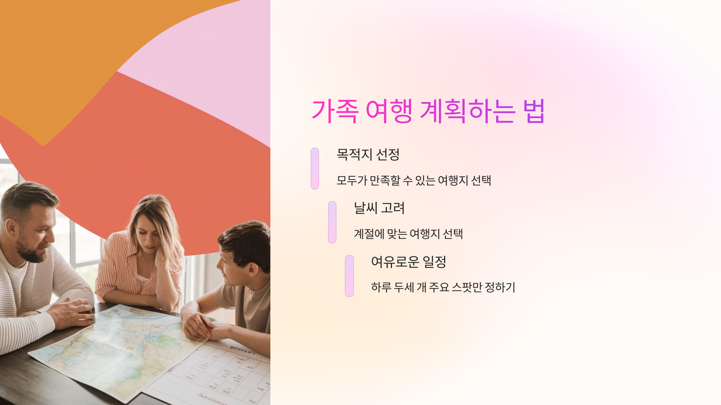 📝 가족 여행을 계획하는 법