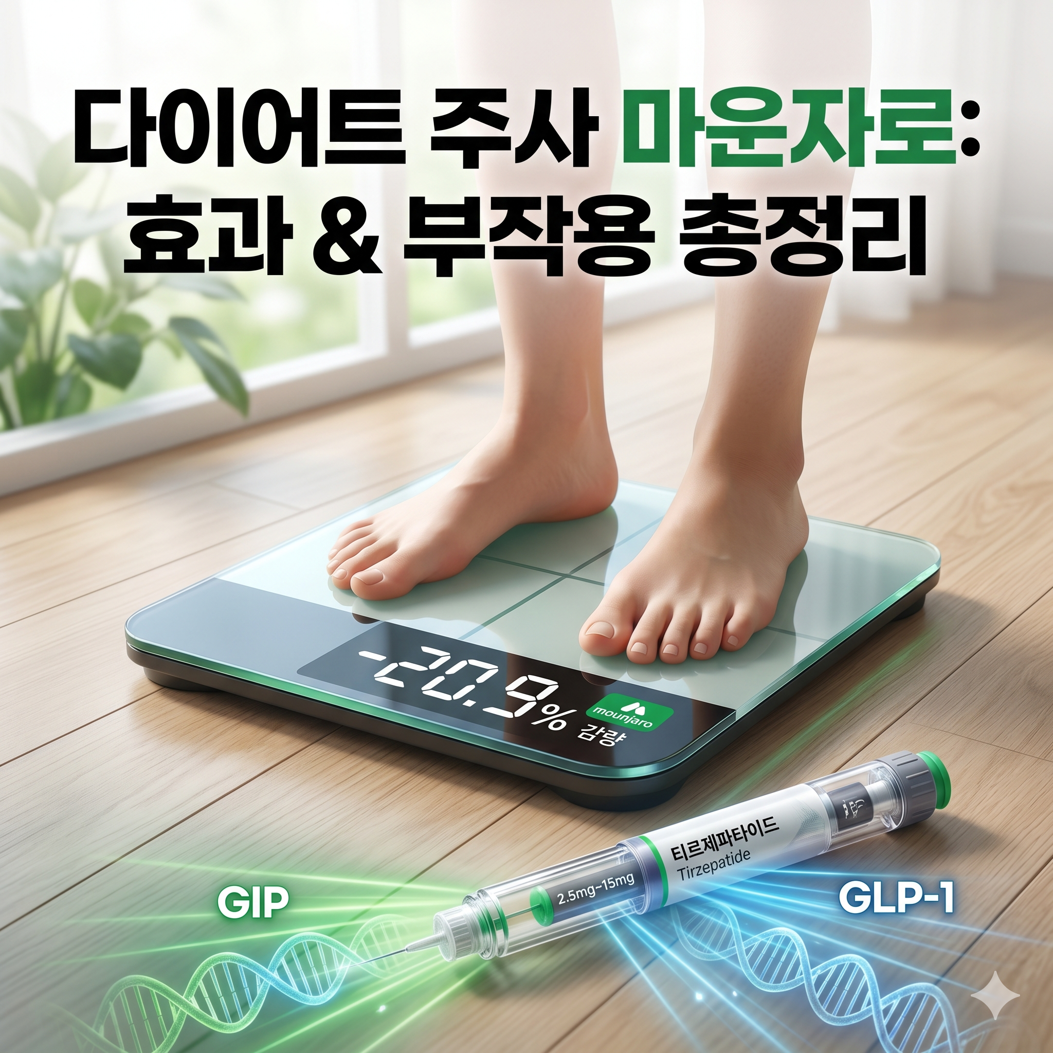 다이어트 주사 마운자로 효과 부작용 가격 총정리