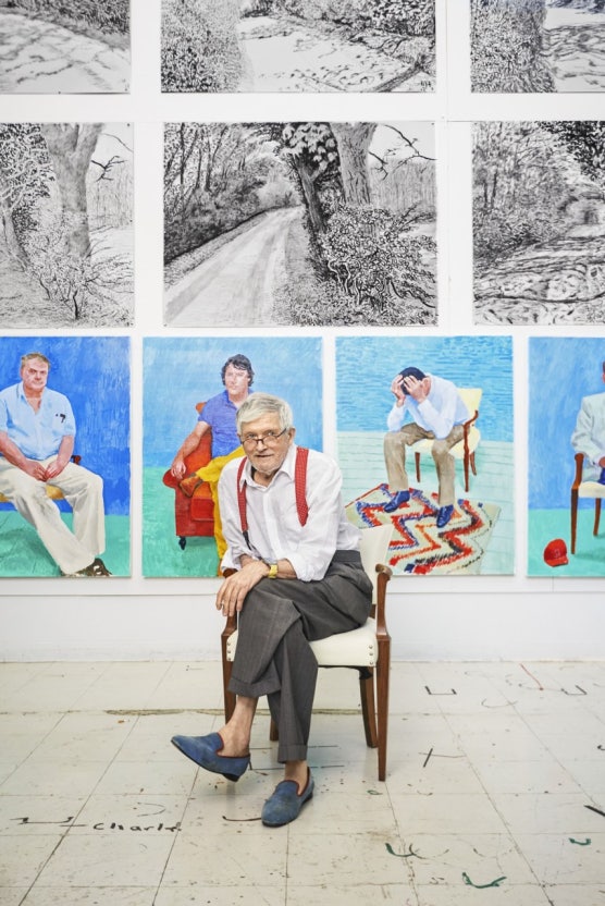 데이비드 호크니 인물사진