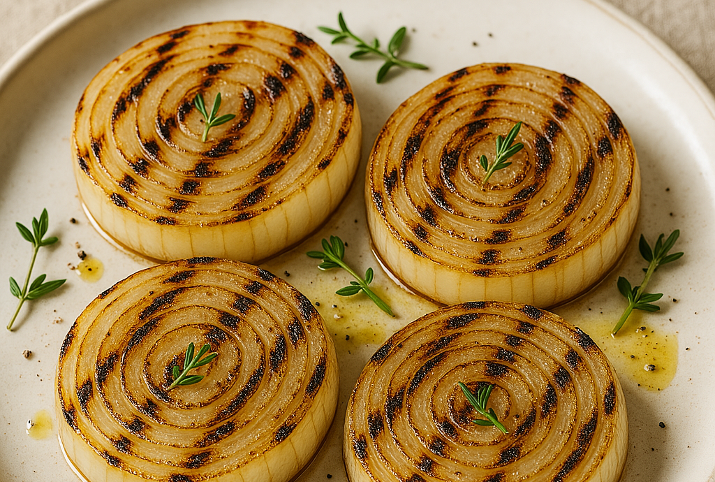 구운 양파 스테이크