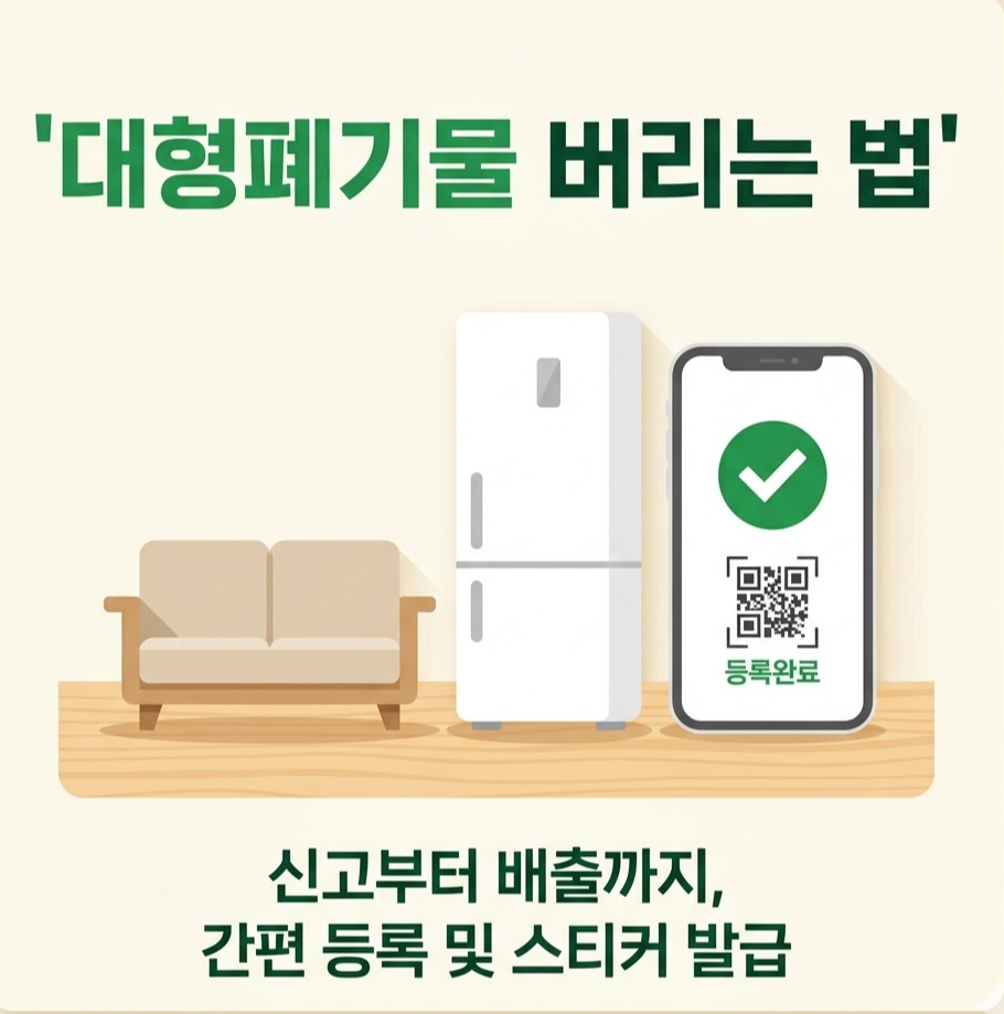 대형폐기물 버리는 방법 신고 앱 수수료 정리 썸네일