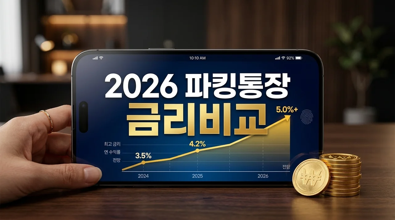 2026 파킹통장 금리 비교 추천: 최고 금리 찾는 법과 선택 가이드