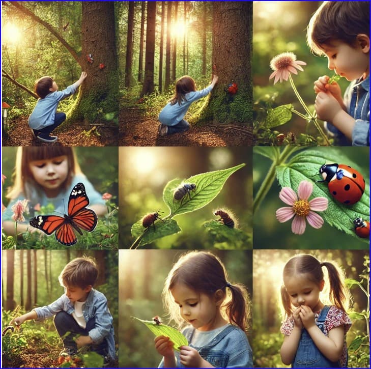 자연 속에서 자란 아이들이 보여주는 긍정적 변화