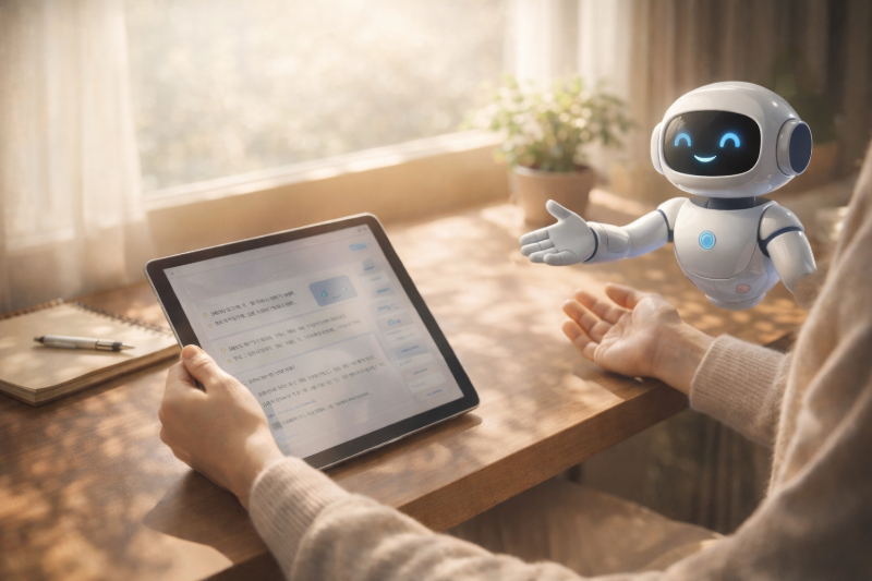 "완성해"보다 "도와줘"라는 마음으로