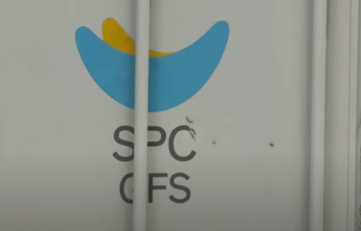 SPC 트럭 뒷모습