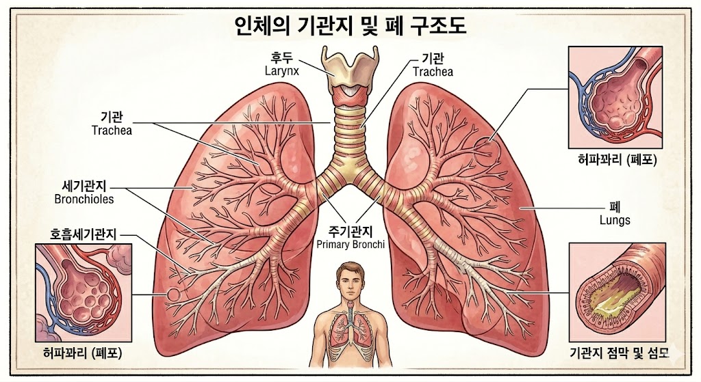 기관지 해부도