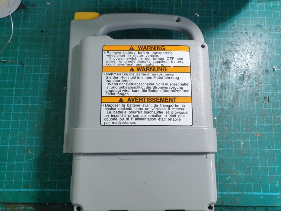 야마하 수전동휠체어 배터리