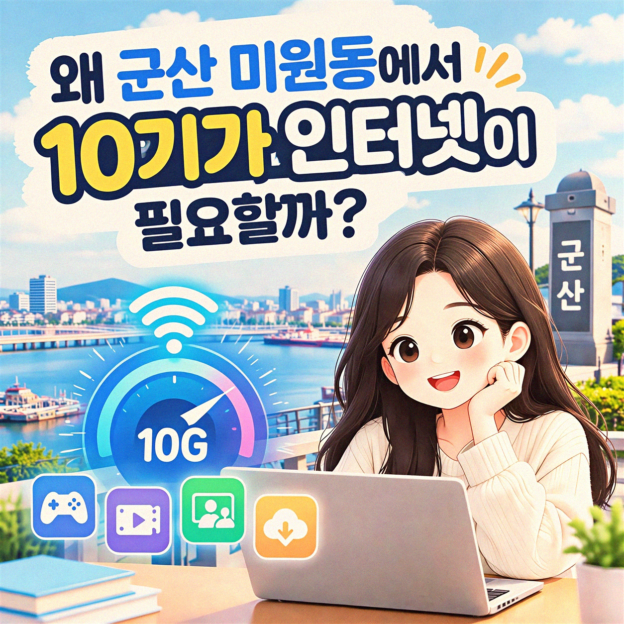 군산 미원동 10기가 인터넷, 어디가 속도가 제일 잘 나올까?