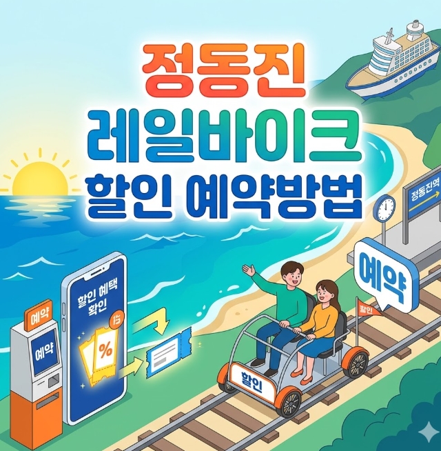 정동진 레일바이크 할인 예약방법 총정리