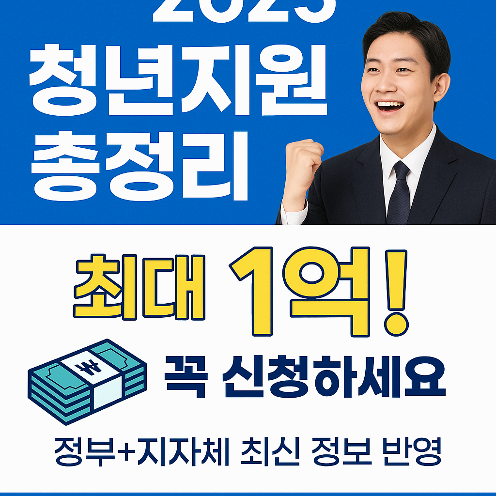 2025년 청년 지원금 총정리