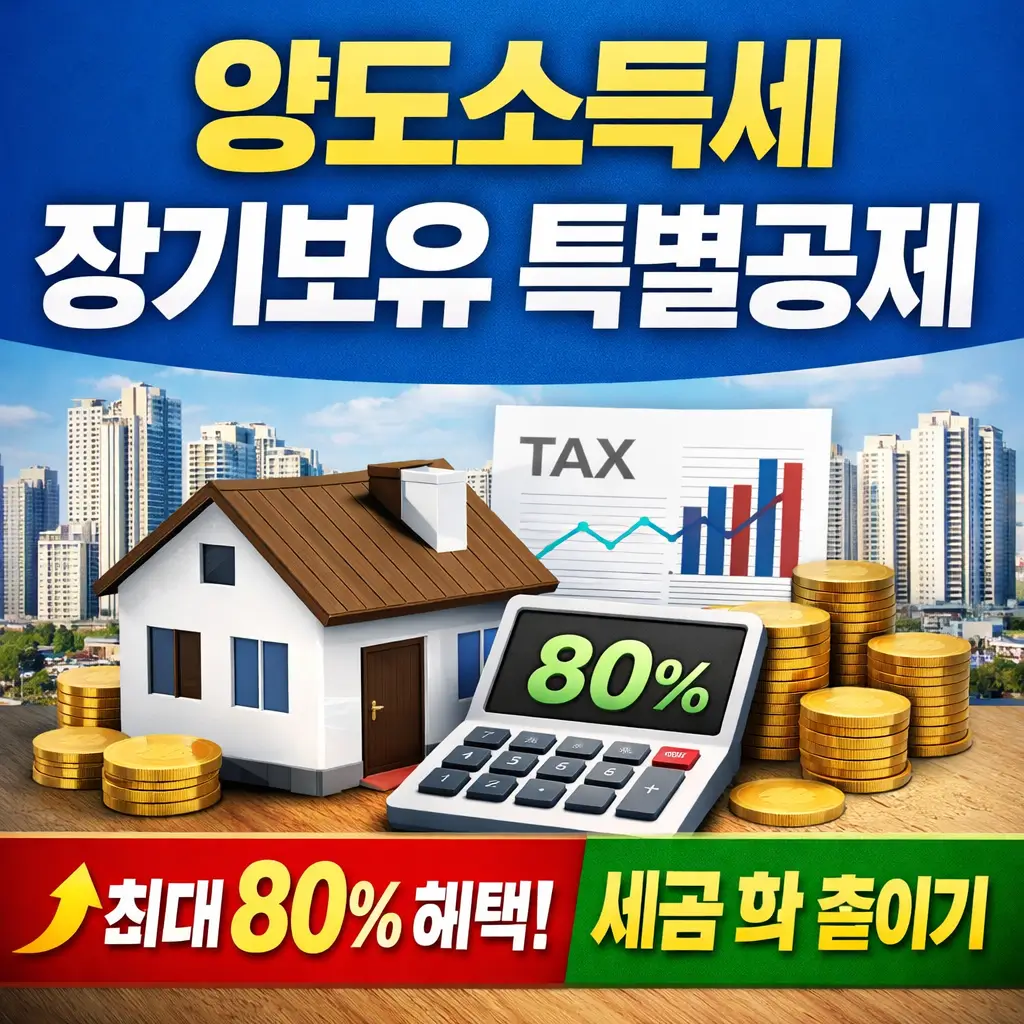 양도소득세 장기보유 특별공제