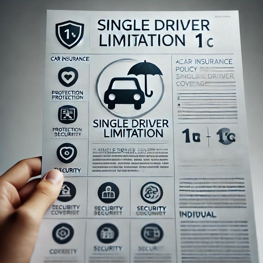 자동차보험 1인한정