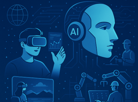 vr과 인공지능의 유합 이미지