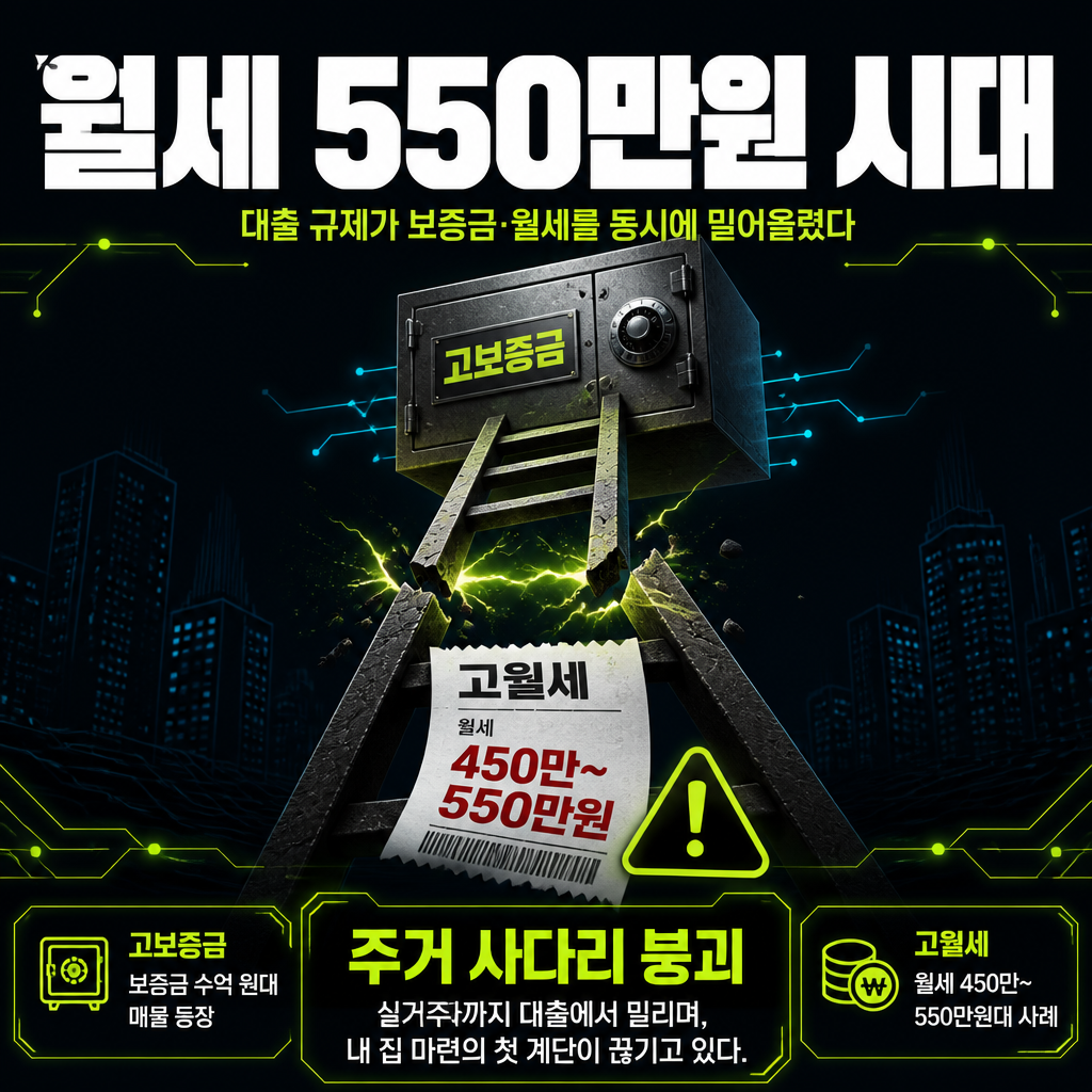 월세 550만원 시대