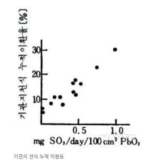 기관지 천식 누적 이환율