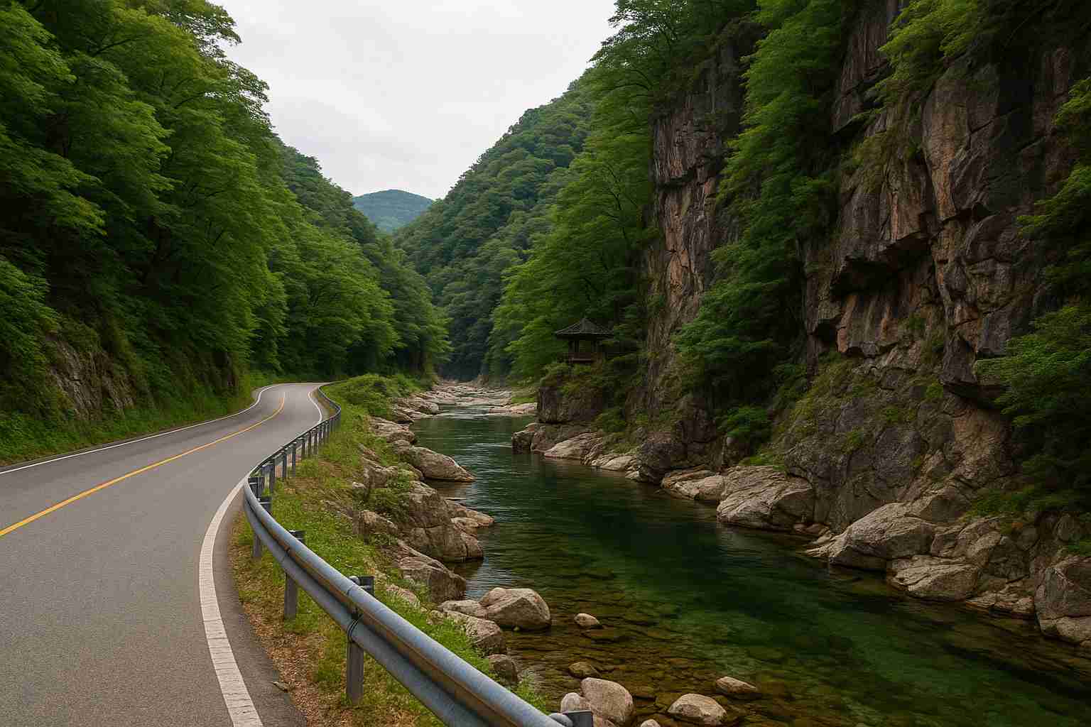 전북 진안의 운일암반일암 드라이브 코스