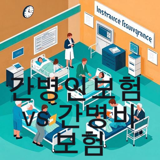 간병인보험 vs 간병비보험 vs 요양보험