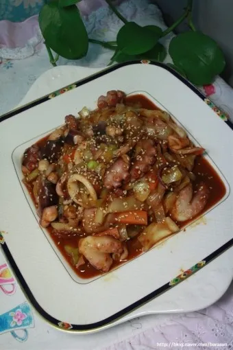 오징어 야채볶음 양념장 만드는법 황금레시피_15