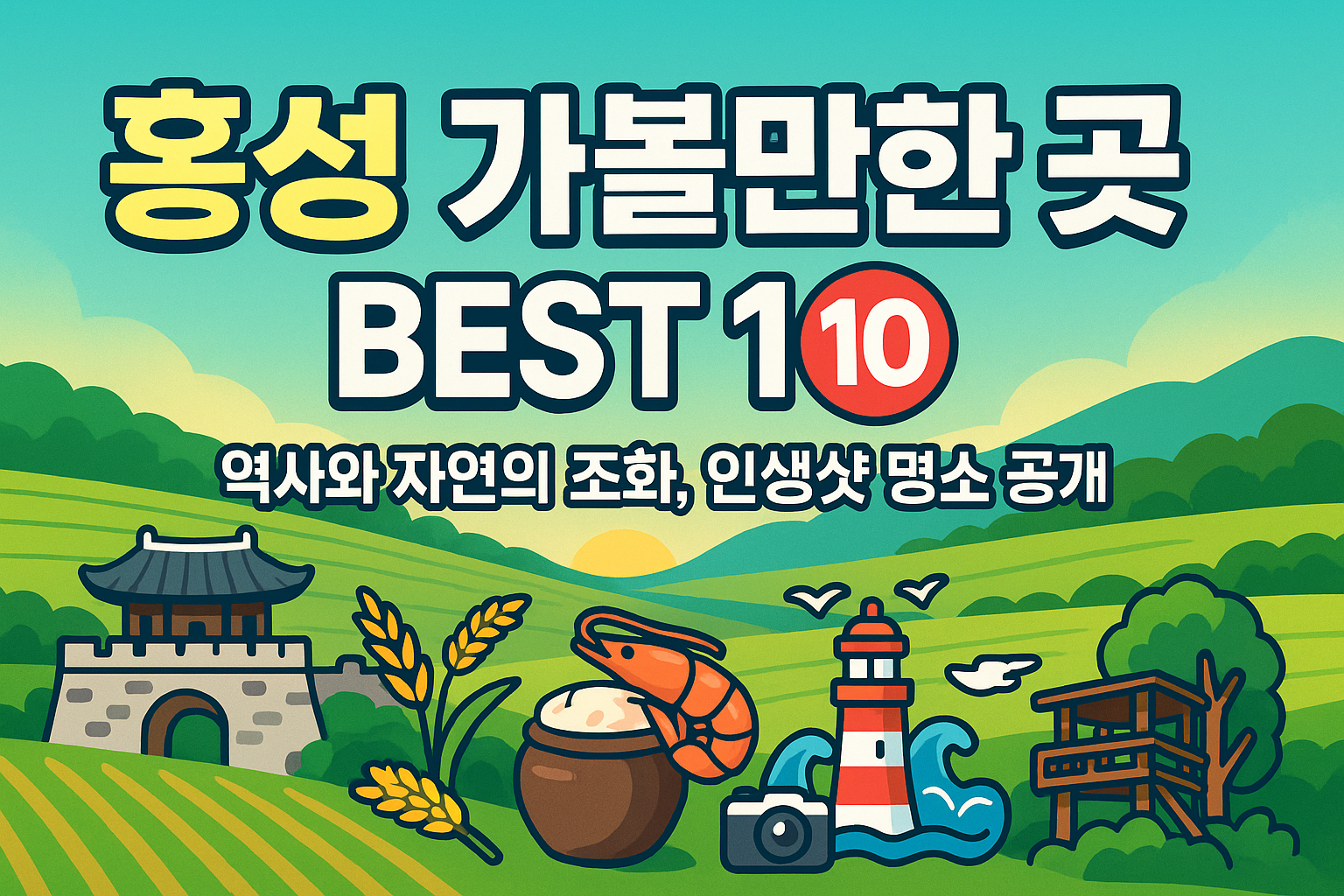홍성 가볼만한곳 베스트10