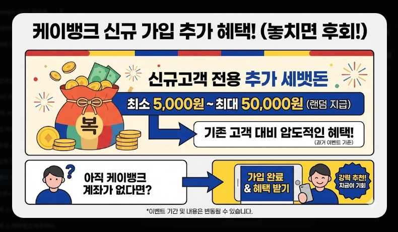 케이뱅크 복주머니 받는 법 [하루 최대 10번] 보상금 지급 조건 및 주의사항 총정리