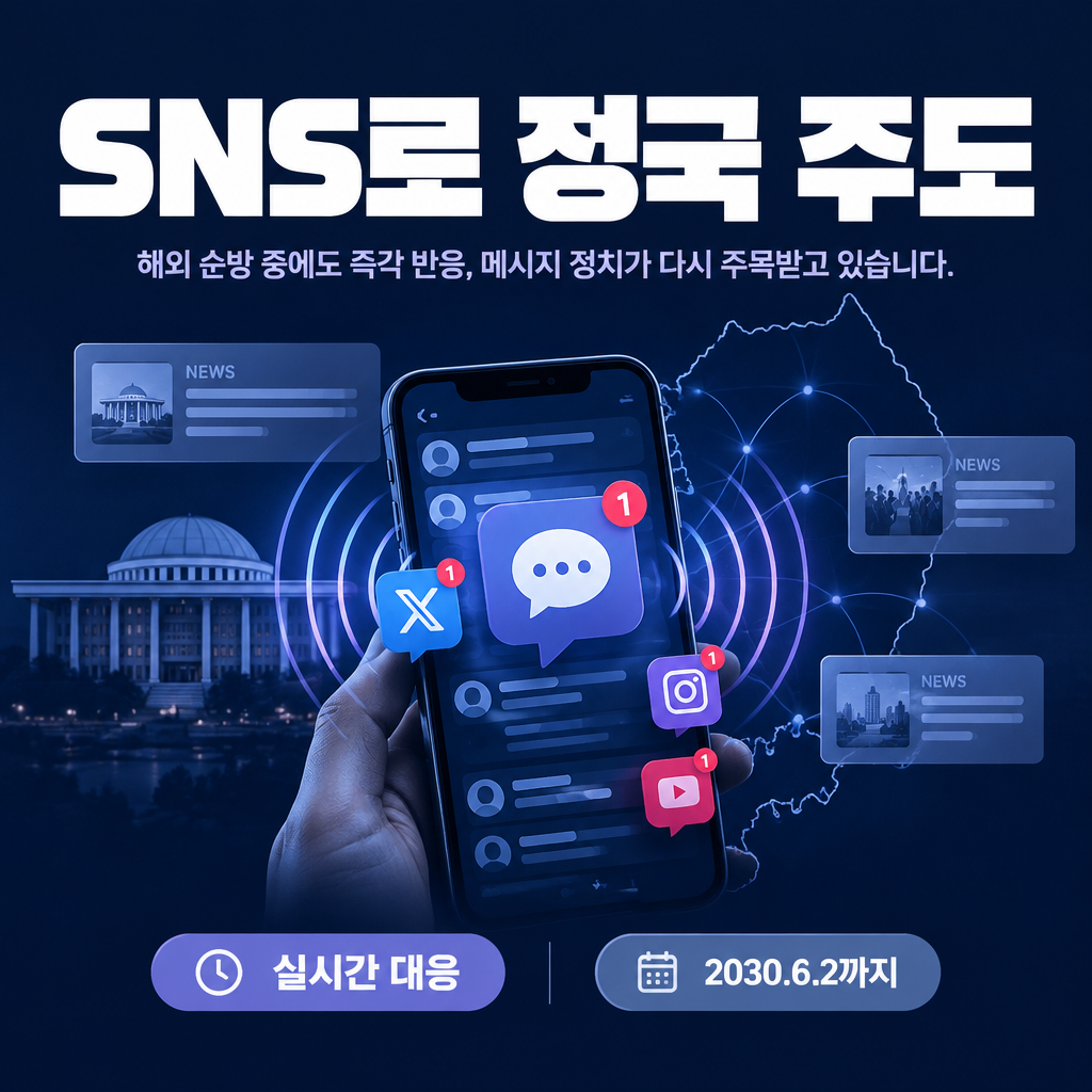 SNS로 정국 주도