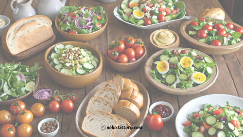 지중해식 식단 예시