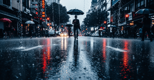 2025년 장마기간 시작일 및 지역별 강수량