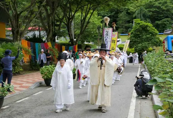 한산모시문화제 전통 모시옷 체험 풍경