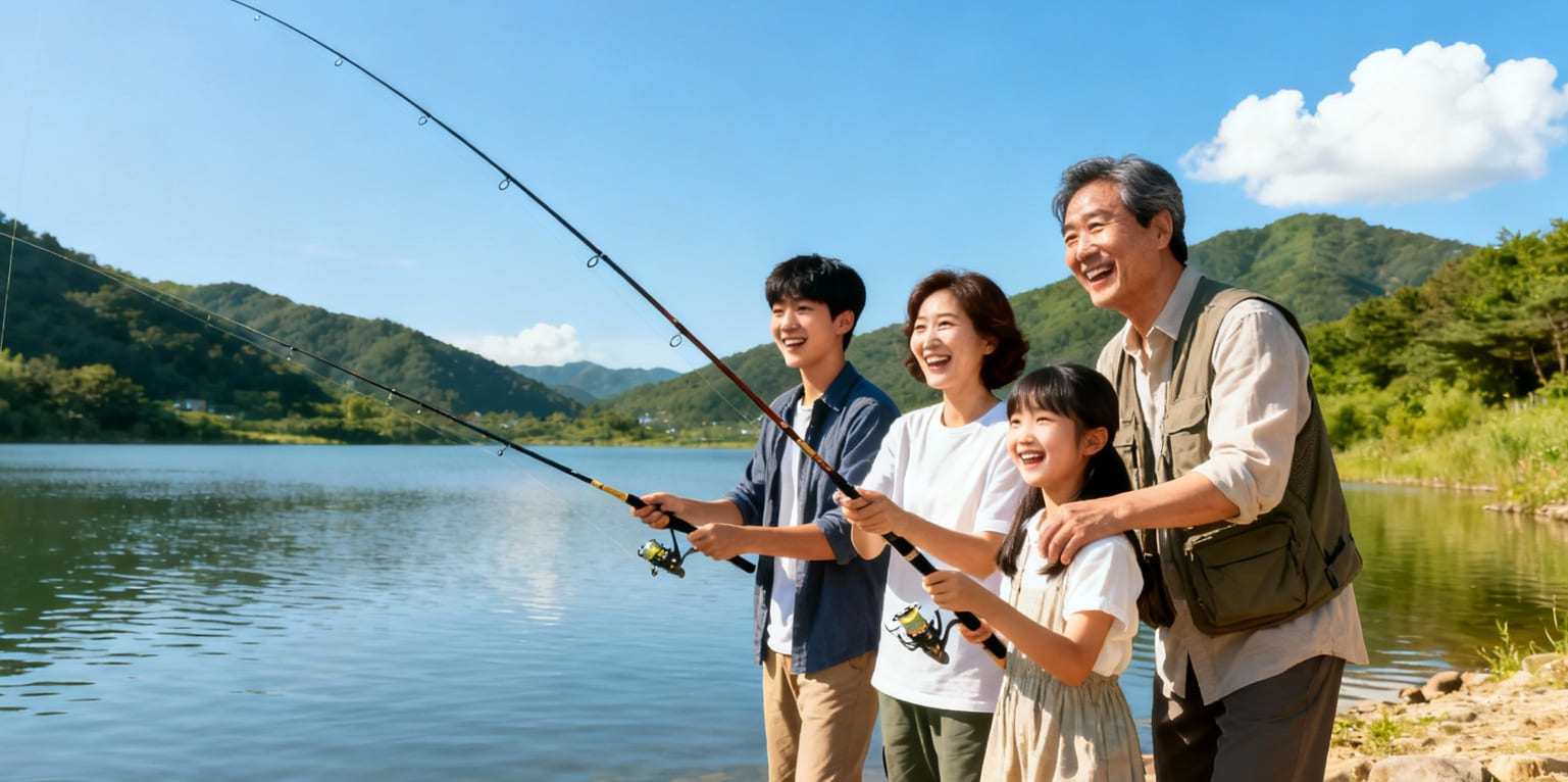 가족-낚시여행