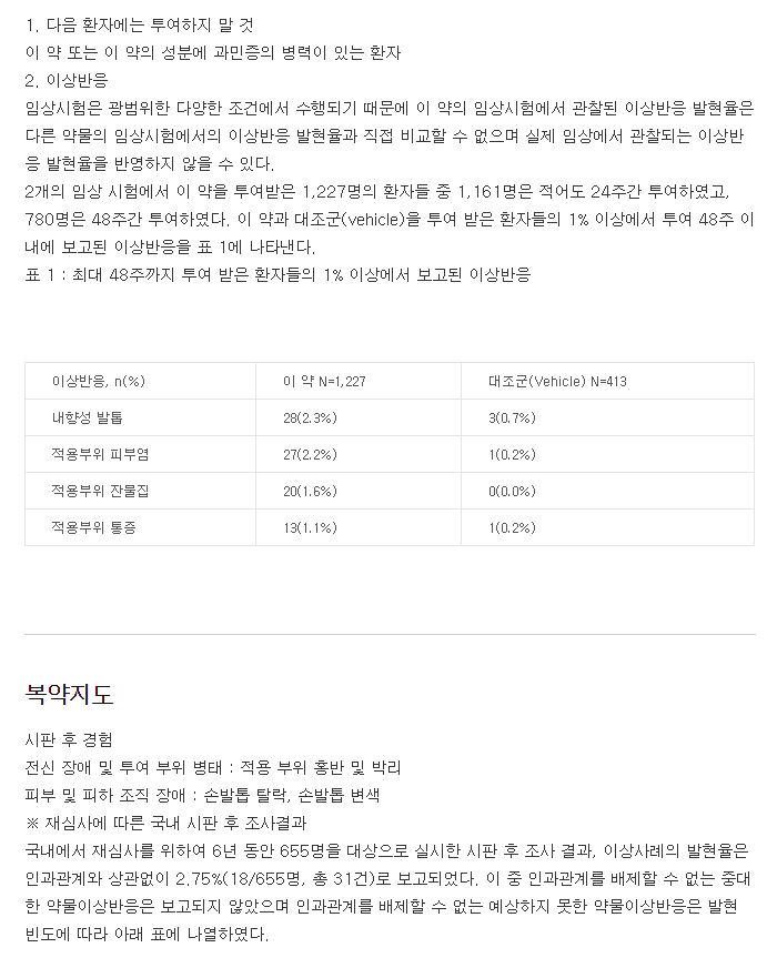 주블리아외용액-복용-주의사항