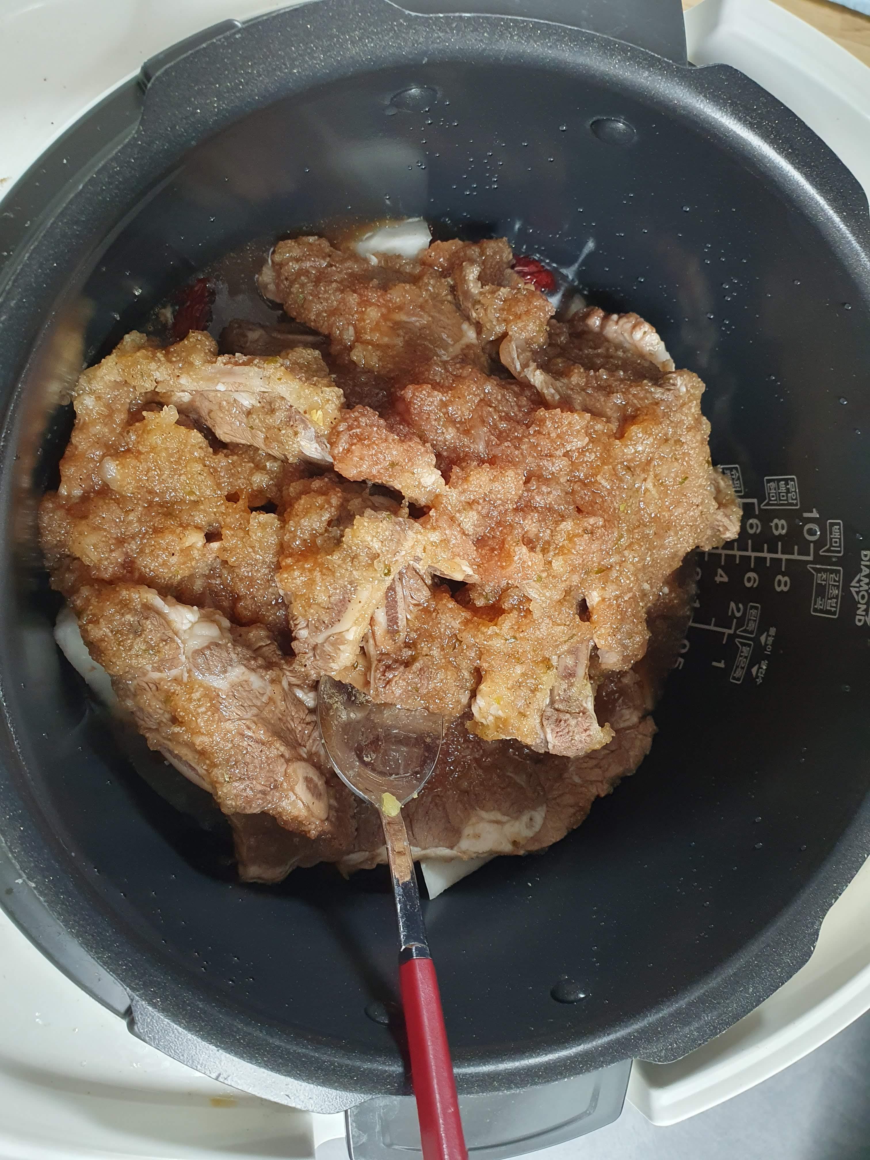 소갈비 압력 밥솥
