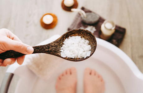 족욕 소금.