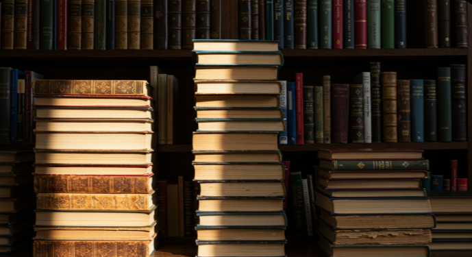 오래된 도서관의 우아함