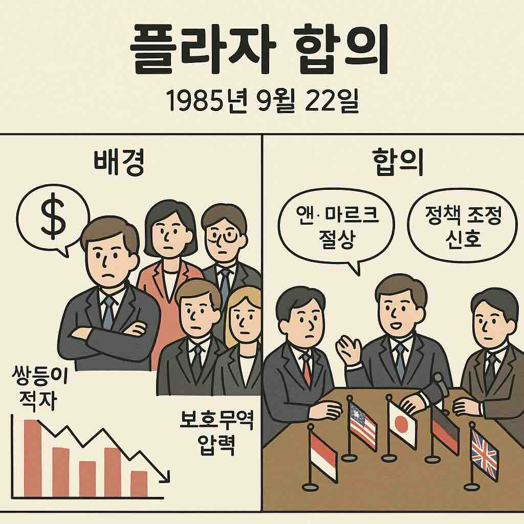 플라자 합의의 배경