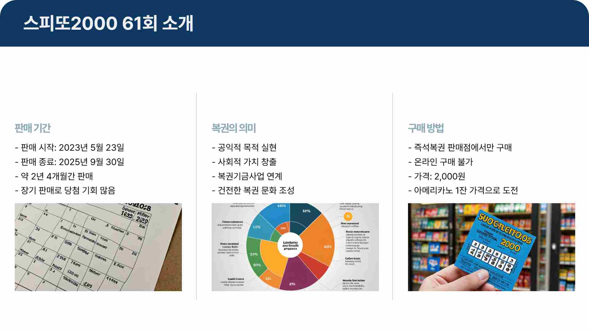 스피또2000 61회 당첨현황 출고율 조회