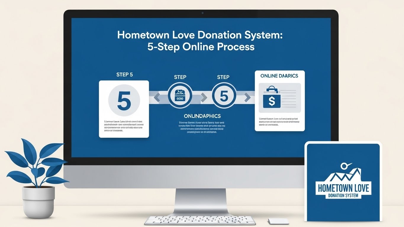 고향사랑기부제 온라인 기부 절차 5단계: 고향사랑이음 접속부터 지자체 및 답례품 선택, 결제, 기부금 영수증 확인까지.