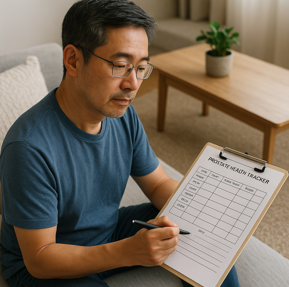 50대 남성 건강 체크 사진