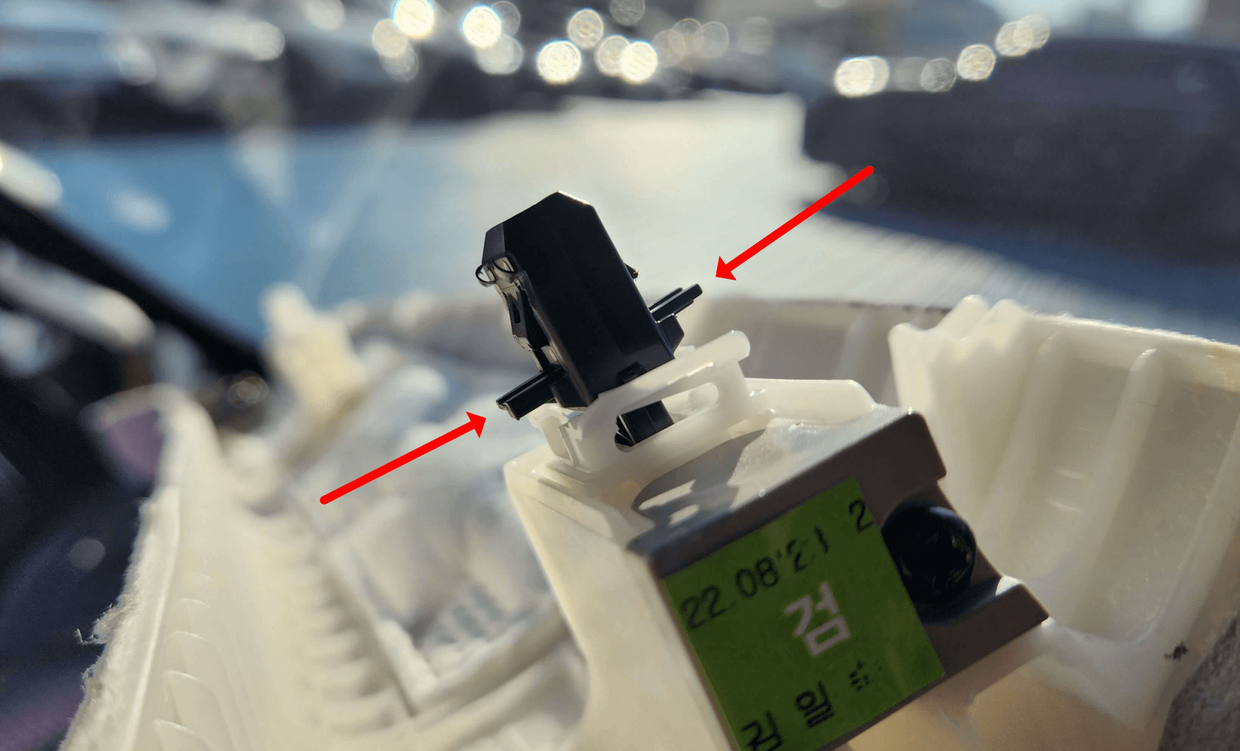 K8차량 A필러 분해방법