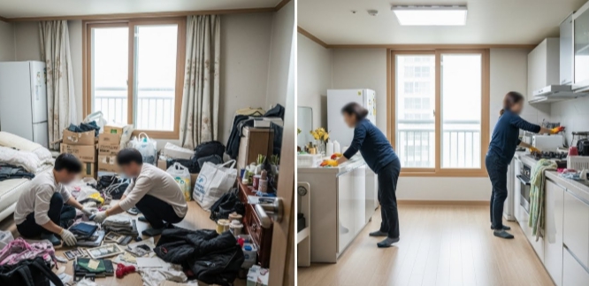 김천 고독사청소중